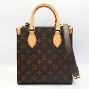 Louis Vuitton Sac Plat Monogram Handbag Shoulder Bag